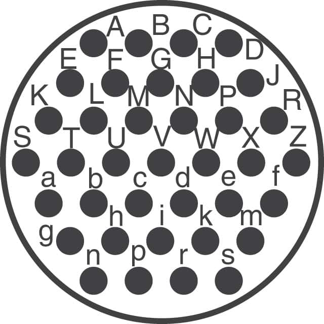 97-3102A-28-21P Amphenol Industrial Operations  Conjuntos de conectores circulares